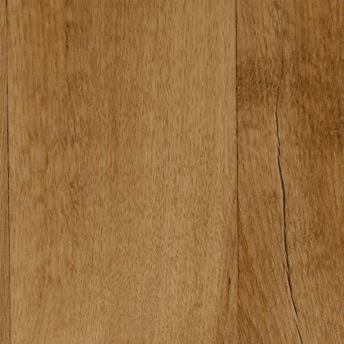 PVC Bodenbelag Meterware Eiche Vinyl Meterware in 2 und 4 m Breite CV Belag in Holzoptik mit Schaumrücken ideal für Wohnzimmer und Schlafzimmer | Variante : 4m x 4,5m