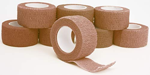 Probierset, Fingerpflaster, Selbsthaftende Fingerbandagen, Pflaster 2,5cm, hautfarben, 8 Rollen