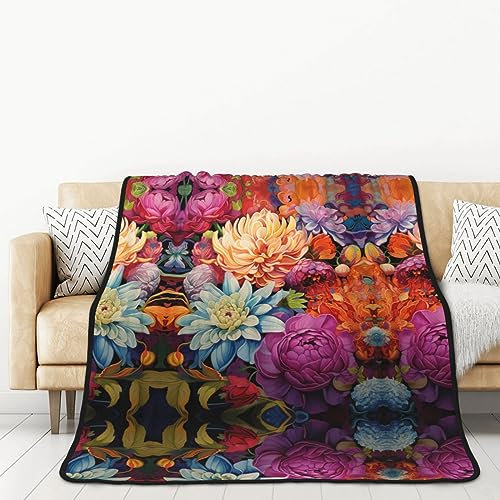 Doppelseitige Flanelldecke in verschiedenen Farben, für Autobetten und Nickerchen für Erwachsene, warme und gemütliche Decke (152,4 x 203,2 cm)