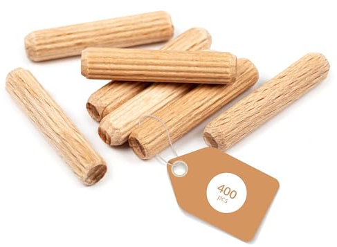 Estika holzdübel, 6 x 30 mm , holdübel set 400x, holzdübel 6mm, dübel, holzstopfen