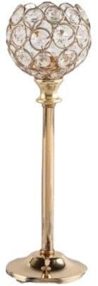 Kandelaber Kristall-Kerzenhalter, Set Mit 12 Kerzen, Kerzenhalter Für Hochzeit, Kandelaber, Büro, Dekoration, Kaffee, Jahrestag, Feier, Einweihung, Weihnachten, Heimdekoration, Gold Kerzenständer ( Co