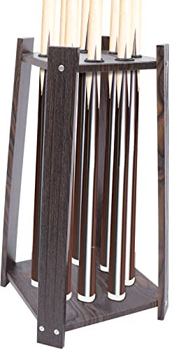 SUBKUDY Billard Queue Halterung Mehrloch Billardqueue Halterung Bodenmontage Kunststoffring Angelruten Golfschläger Rack 8 Holes