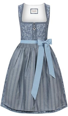 Stockerpoint Damen Dirndl Diana I Größe 32-48 I Bequemes Trachtenkleid mit Schürze & liebevollen Details I Bequem & pflegeleicht I Perfekt für Trachten & Festlichkeiten