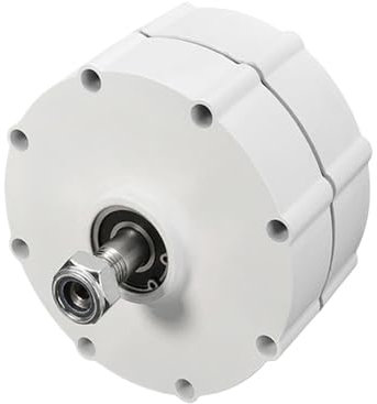Aerogenerador Eolico, Generador eléctrico de 5kW, 12V, 24V, 48V, molinos de viento, Dinamo, turbina de agua, generador de imán permanente sin engranajes, 5000W for uso doméstico(No Base,DOUBLE SHAFT_1