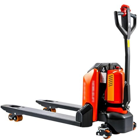 Transpalette électrique Transpalette entièrement électrique, capacité de 3 300 lb, taille de fourche de 46 x 27, transpalettes alimentés for espaces étroits, manutention et levage en intérieur Trans