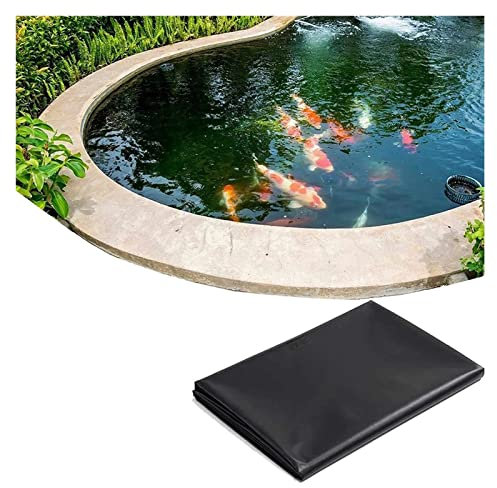 Flessibile e giardino laghetto da pesca Liner per acqua Giardini Cascate Cortile Nero 6x10m