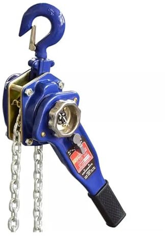 KONGMM Cabrestante Manual Polipasto de Palanca 0.75t 1t 2t 3t Polipasto de Palanca, Tensor de Cadena de elevación Manual para Remolque, Barco, ATV(0.75T 6M)