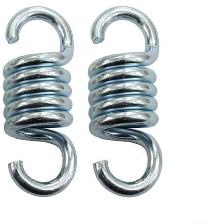 2 resortes oscilantes, resorte de tensión de 650 kg para hamacas, excelente diseño de amortiguación de vibraciones