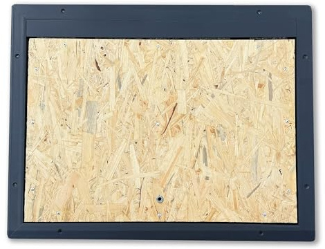 Bodentreppe/Revisionsklappe mit Wasserfester OSB-Platte – 600 x 800 mm – Sofort Begehbar – Laminatfähig – Hochwertig und Funktional
