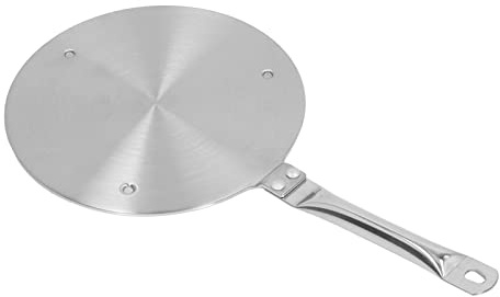 Plaque à induction, diffuseur de chaleur, plaque de convertisseur de chaleur en acier inoxydable, durable, dissipation de la chaleur sûre pour cuisinière à induction, cuisinière à gaz, cuiseur à riz