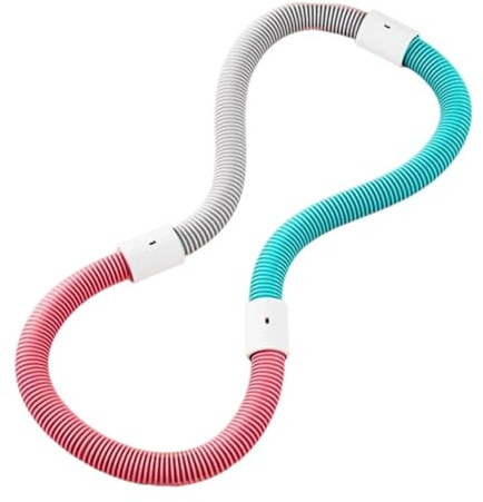 Aro De Muelle Plegable Aro de Fitness ponderado, Primavera portátil, diseño silencioso, Cintura Plegable, Ejercicio tonificación del Vientre para Adultos
