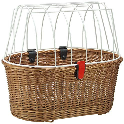 KLICKFix Unisex-Adult Doggy Basket Korbklip Hundekorb, Brown, 46 x 36 x 52 cm, 40 l