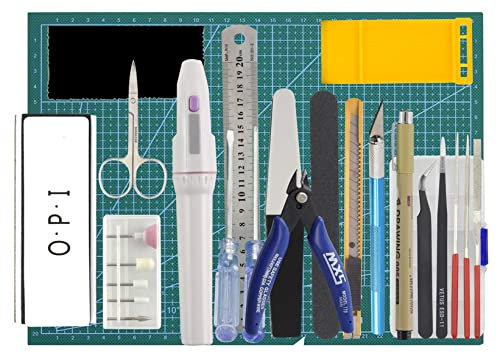 feedal 26-teiliges Modellierwerkzeug-Set, Hobby-Modellauto-Bauwerkzeug, Gundam-Modellbau, Modellbau-Set für Auto, Gundam-Modellbau
