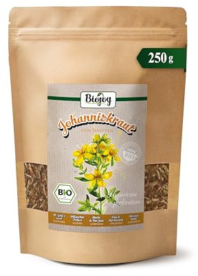 Biojoy Tisane de Millepertuis BIO (250 g), seché et coupé (Hypericum perforatum)