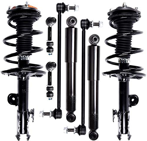 SCITOO - (8pcs) Front Strut Spring Assembly Rear shock absorber Stabilizer Bar Link fit for 2006-2012 for Toyota RAV4