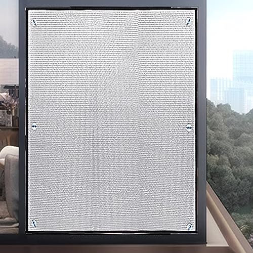 kefu01 Verdunkelungs Blendfreie Reflektierende Fensterfolie,UV-Schutz Sonnenschutzfolie,Sichtschutzfolie für Glasfenster,Wärmeisolierung Tönungsfolie,Aluminiumfolie Isolierfolie (50x70cm/20''x28'')