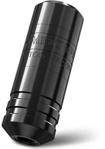 Ambition Torped Macchinetta Tatuaggi Rotativa 32mm - Penna Compatta con Motore Brushless, Cartucce Professionali e Cavo RCA per Artisti Tatuatori