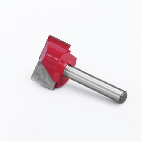 GIFRAN Bodenreinigungs-Fräser, 6-mm-Schaft, Hartmetall-Reinigungs-Doppelschneide-Reinigungs-Bodenfräser, Holzbearbeitungs-Fräswerkzeug, Oberflächenhobeln, Glätten, Schleifen (Size : 6 * 12)