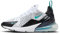NIKE Air Max 270 Damen Sneaker Sneaker Fashion Schuhe, Dusty Cactus, 38.5 EU