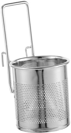 DECHOUS 3pcs Stainless Steel Hot-Pot Basket Mesh Net Hot-Pot Filtering Basket for Hot Pot Use Practical