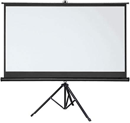 Projector Screen Projector Screen 72 100 Tripod Stand 16:9 Portable Projection Screen 4K 3D Movies Screen for Home Office Indoor Outdoor(100 inch)
