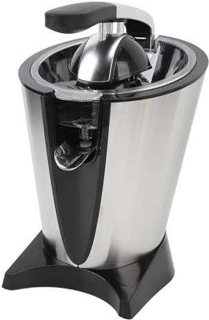 Exprimidor de Cítricos Eléctrico de 600 W, Exprimidor de Limón de Acero Inoxidable, Fácil de Lavar, sin BPA, Tecnología de Extracción de Alta Eficiencia con