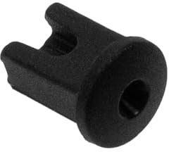 Generisch Kabelklemme für Kabel an Blende/Dynamo Kabel Plug Tülle Stopfen Schuh Durch Führung Rahmen Cap Cable Schutz - Schwarz