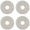 (4 pezzi) X20+ Ricambio panni per mocio per robot aspirapolvere Xiaomi X20+/ X20 Plus/ 1S/ S20 plus/ S20+/ X10+/ X20 pro, panni di ricambio lavabili, kit di accessori per panni