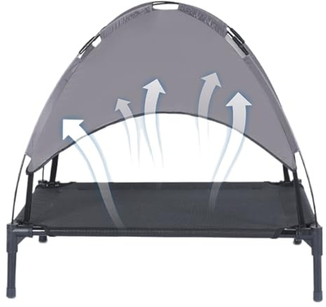 Zeltbett Für Hunde | Indoor-Hundezelt,Hoch Belastbar Klappbarer Sonnenschutz Sicher Gemütlich Atmungsaktiv Für Auto Zuhause Garten Indoor Outdoor Reisen Terrasse