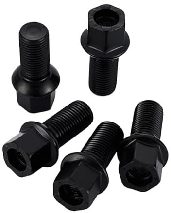 Bulloni Antifurto per Ruote, Bulloni Ruota Bullone for mozzo ruota adattato da 4 pezzi, adatto for VW Golf Jetta Polo Scirocco, adatto for Audi A6L A4L A1 A3 A5(4P)