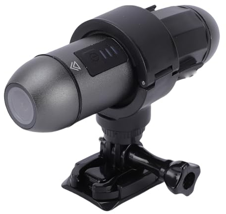 Akozon 4K-Action-Kamera, WiFi, Motorrad-Helmkamera Vorne und Hinten, Doppelobjektiv, IP66, Wasserfest, Verwacklungssicher, mit -Steuerungsarmband