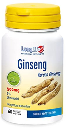 Longlife Ginseng 5% Energitillskott 60 Kapslar