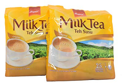 SUPER Milk Tea Original 2 Packs (Total 50 sticks)