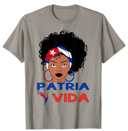 Cuba Patria Y Vida Cuban Damen Flagge Bandana Viva Cuba Libre T-Shirt