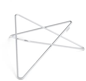 höfats - Base de estrella Bowl 57 - Pie de estrella de acero inoxidable macizo - Para un soporte seguro y cerca del suelo - Montaje sin herramientas - Accesorios para todos los cuencos de fuego Bowl
