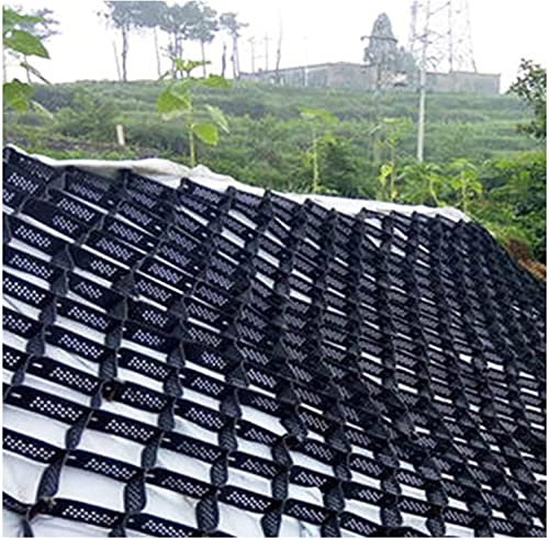 WDJBPSH Groß Geozelle für Hänge Bodengittersteinpflaster-Stabilisierung, Kies/Erde Geo/Schlamm/Sand Auffüllen Stützmauern für Hänge & Erosionsschutznetze (Size : 3x10m/9.8x33ft)