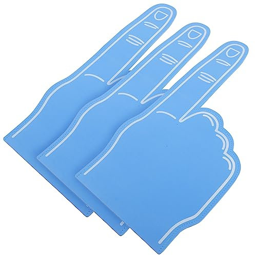 Kisangel 5 Sätze Finger-Cheerleading-Requisiten Sportzubehör Cheer-schäume Finger-Cheerleading-schäume Handparty-zubehör Für Sportveranstaltungen 3 Stück * 5
