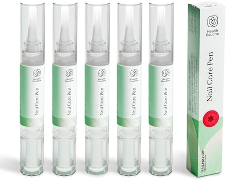 HealthRoutine Nail Care Pen — Lápiz para el Cuidado de las Uñas EL ORIGINAL de Austria con Aceite de Árbol de Té, Aceite Cutículas Uñas, Endurecedor Uñas, Fortalecedor de Uñas para Uso Externo, 4ml