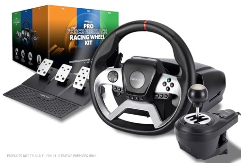Maxx Tech Pro Force Feedback Racing Wheel Kit [PC / PS4 / Xbox]