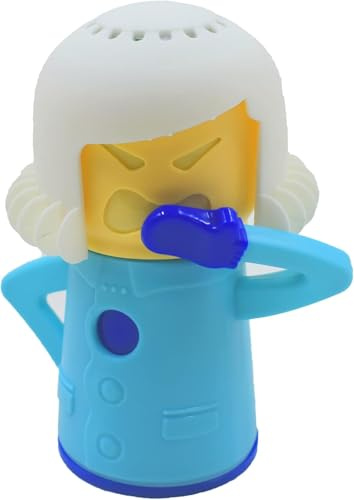 Pulitore a Vapore per Microonde Angry Mama Cool Mama Pulisce Facilmente lo Sporco in Pochi Minuti Pulizia e Disinfestazione con Aceto e Acqua per Cucine Domestiche e d'Ufficio