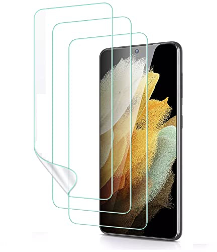QLTYPRI Screen Protector for Samsung Galaxy S25 Ultra, [3 Packs] High-Definition Soft TPU Film (NOT Glass) 3D Edge to Edge Full Coverage Soft Protective Film for S25 Ultra – Transparent