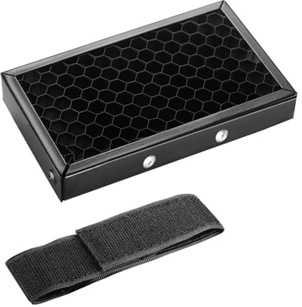 Magically Tape Attachable Comb Grids Filter Flashes Light Modifiers For Photography Lighting Equipment Studio Use Metal ABS Honeycomb