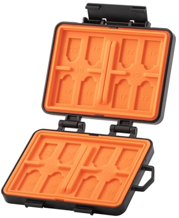 Scatola di immagazzinaggio della scheda di memoria per le piccole schede di memoria facile trasporto 24 slot scatola del supporto della carta di caso