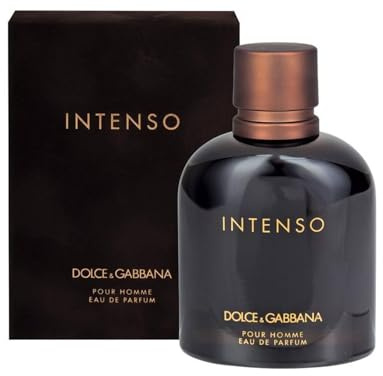 Dolce & Gabbana Intenso Pour Homme Eau de Parfum, 125 ml, Fragranza Legnosa Aromatica, Profumo Uomo Spray