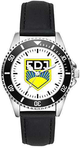 KIESENBERG FDJ Wappen DDR Geschenk Artikel Idee Fan Uhr L-1170