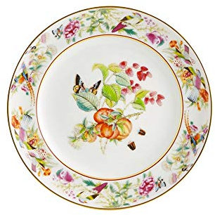 Plato de postre de porcelana, 21 cm, color naranja Vista Alegre