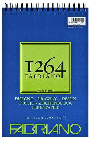 1264 Fabriano Drawing A4 50 Sheet Block