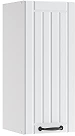 Vicco Hängeschrank Fame-Line, Weiß Landhaus, 30 cm | MDF-Front · Soft-Close · 2 Einlegeböden · Metallgriffe · ✓ Praktischer Stauraum