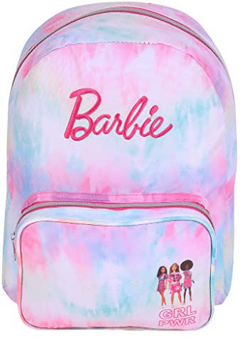Barbie Girl Power Tie Dye Rucksack, Mädchen, One Size, Multicoloured, Offizielle Handelsware