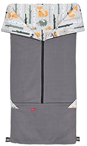ByBoom Sacco nanna 2 in 1 per la primavera, l'estate, l'autunno, universale, per ovetto, seggiolino auto, ad esempio per Maxi-Cosi, Römer, per passeggino o passeggino